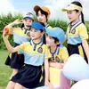 Uniformes Escolares de Algodón Amarillo y Azul para Verano, Uniformes de Clase para Estudiantes de Primaria, Playeras Polo, Estilos Deportivos, 25 Años
