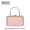 Bolsa de Mão Compacta Criativa Estilo Coreano Cobra Couro Genuíno Luxo Leve Fashion Versátil Transversal de Ombro para Mulheres