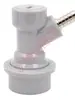 Conector de barril para entrada y salida de barril de cerveza conector para elaboración casera Keg conector rápido blanco y negro BALL LOCK