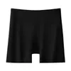 Nuevos shorts de seguridad para mujer, algodón puro, fuelle antibacteriano, bragas de corte plano, diseño anti-transparencias, dos en uno, dobladillo que no se enrolla, shorts de capa base, ropa interior para mujer