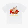 Scott Travis Scott nome conjunto hambúrguer batatas fritas rap hip hop estilo hip hop europeu e americano marca de moda T-shirt