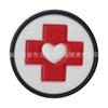 Médico (1) Hebilla de zapato con forma de flor, accesorios para zapatos con agujeros, accesorios extraíbles de PVC, plástico, flor de zapato con dibujos animados.