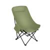 Cadeira Lunar de Encosto Alto Ajustável em Três Posições para Exterior Cadeira Dobrável Armazenamento Conveniente Cadeira de Pesca Cadeira de Praia Equipamento de Camping