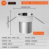 Spot Embutido Antirreflexo Spot Wall Washer Spot Doméstico Led Luz de Teto Downlight Sala de Estar Antirreflexo Inteligente