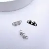 Cobre Banhado a Ouro Cor Conservada Micro-Incustado Zircônia Espaçador Multi-Furo Pulseira Colar DIY Material Artesanal Acessórios de Joia
