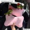Encosto de Cabeça para Carro, Almofada para Carro, Travesseiro de Pescoço, Suporte Lombar, Travesseiro de Pescoço para Banco de Carro, Almofada de Ombro Interna de Dinossauro Fofo