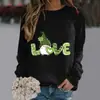 Código Europeo Transfronterizo Amazon Wish Estación Independiente Calle de Navidad. Sudadera Patrick Cuello Redondo Estampada Mangas Largas