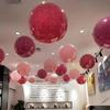 Aniversario de Apertura Ambiente de Celebración Evento Día de la Mujer Centro Comercial Decoración Joyería Arreglo de Bolas Colgantes de Techo