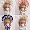 Chapéu Vitoria Lolita Flor Casamento Festa do Chá Lolita Chapéu BB Headdress Clássico Faixa de Cabeça KC