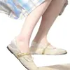 Calcetines Deportivos de Exterior de Primavera con Adorno de Encaje, Calcetines Invisibles de Corte Bajo para Mujer, Transpirables de Malla, Anti-Pilling, Antideslizantes