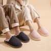 Novas Pantufas de Algodão com Veludo Cotelê 2026 para Homens, Pantufas Quentes de Algodão com Forro de Lã Grossa para o Inverno para Mulheres, Pantufas de Casa para Casal