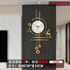 Reloj de Pared Sala de Estar Creativo 2024 Nueva Llegada Reloj Moda Reloj Arte Reloj de Pared Lujo Ligero Moderno Silencioso Simple Colgante de Pared