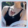 Estilo Ins Europeo y Americano Sexy Luna Mariposa Cubierta Pegatinas de Tatuaje Nicho Sencillo Mariposa Larga Duración Impermeable Pegatinas de Tatuaje