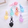 Chaveiro Coração Boneca Pingente de Bolsa Joia Pingente Tinta de Borracha Fosca Amor airpods Estojo de Fone de Ouvido Pendurado