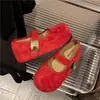 Novos Sapatos Mary Jane Confortáveis Estilo Retrô Salto Escondido Boca Rasa com Fivela Sapatos de Salto Único Feminino Uma Tira 2026 Confortável