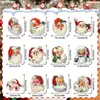 CT738-742 Pegatinas Magnéticas Navideñas Vintage Transfronterizas para Refrigerador Decoración Divertida para el Hogar Atmósfera Festiva Pegatinas Magnéticas