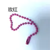 Cadena de Cuentas Onduladas Pintadas de Colores de 2.4*12cm Cadena Colgante de Etiqueta Color Caramelo Accesorios de Joyería DIY Cadena de Hierro Colgante