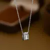 Cadena para Clavícula Elegante con Circonita Microincrustada y Baño de Oro Real para Mujer, Cadena de Collar de Lujo Ligero con Concha Natural Pequeña para Cintura