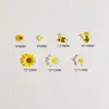 Acessórios de Arte de Unha Margarida Fresca de Verão, Acessórios Populares de Decoração de Unha DIY Abelha 3D e Girassol