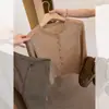 Cárdigan de punto largo de manga larga color caqui estilo 'old money' para mujer, una prenda exterior chic y elegante perfecta para principios de otoño, un top de belleza única