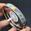 Atacado do Fabricante Versão Alta Esmalte Pintado Estampado Pulseira de Coelho para Homens e Mulheres Casais H Moda Estilosa Versátil Pulseira