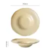 Platos cerámicos de estilo western vintage, platos de forma única para restaurantes y uso doméstico, platos para ensalada, platos para el desayuno, platos de presentación elegantes y atractivos