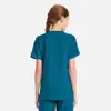 Uniforme de Trabajo Amazon con Escote en V y Manga Corta para Mujer, Top con Lazada Delantera, Conjunto de Dos Piezas que Ceñe la Cintura, Uniforme de Spa y Belleza