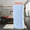 Toalha de banho transfronteiriça de fleece coral com estampa de nuvens, espessa e altamente absorvente, sem fiapos, para uso doméstico, adequada para adultos e em tamanho maior.