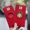 Oro Puro 999 Princesa, ¡Por Favor Hazte Rica! Nuevo Estilo Sobre Rojo Pegatina para Teléfono Regalo para Reunión Anual de la Empresa Contrato