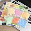 Bolsa pequeña de almacenamiento para cuentas, bolsa pequeña para porcionar, almacenamiento de producto terminado, bolsa sellable auto-sellante, bolsa organizadora, bolsa esmerilada impermeable y a prueba de polvo