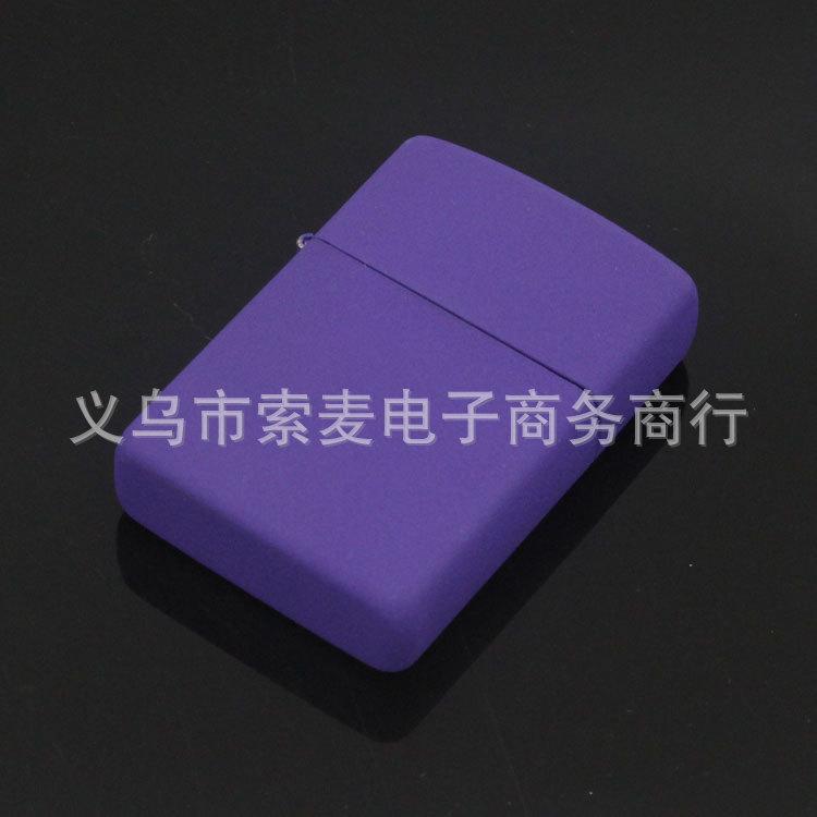 创意zp款黑磨砂煤油打火机批发 定制广告logo打
