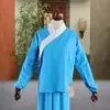 Trajes de Ópera China Tradicional, Hanfu, Qingyi, Ropa de Práctica para Huadan y Xiaosheng Adultos, Pantalones de Linterna, Conjuntos de Ropa Pequeños, Pantalones Coloridos, Tela Arrugada, Ropa de Agua