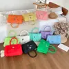Bolsa de Ombro de Gelatina de Alto Padrão Estilo Coreano, Fresca e Fashion, Simples e de Grande Capacidade, Bolsa de Mão Estilo Feminino