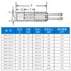 Suministros del Fabricante Máquina Selladora de Tubo Calefactor de Acero Inoxidable de una Sola Cabeza Varilla Calefactora de una Sola Cabeza 220V Tubo Calefactor de una Sola Cabeza Quemado en Seco