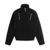 Chaqueta Retro con Cuello Alto de Gamuza para Hombre y Mujer 2025 Nuevo Otoño Holgada Casual Diseño Americano Tops