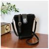 Bolsa Balde Casual Moda Retrô Transfronteiriça para Mulheres 2026 Nova Tendência Bolsa de Ombro Nicho de Alto Padrão Bolsa Transversal