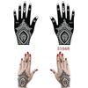 Plantilla Temporal de Tatuaje Pintada a Mano Herramientas de Inyección de Tinta Henna Indio Jugo de Tatuaje Hueco Tatuaje Semi-permanente Herbal