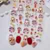Adesivos de Unha Originais Gato Despertando Leão 5D Em relevo Tridimensional Gatinho Saco da Sorte Adesivos DIY para Nail Art Acessórios Estilo Aa