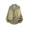 En stock CS1161-p55 Nuevo cárdigan de capas de alta calidad para nicho, top tipo camisa talla grande, chaqueta