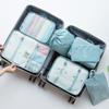 Bolsa de Almacenamiento para Viaje Engrosada Juego de Siete Piezas, Bolsa de Almacenamiento para Viaje de Negocios, Bolsa Impermeable de Gran Capacidad para Ropa Interior