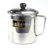 Taza de Agua de Acero Inoxidable Muy Gruesa, Taza para Estudiantes, Taza de Leche, Taza para Jardín de Infancia, Venta Directa de Fábrica Lote 304 Taza Práctica