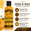 Cera Cuidadora de Madera Clara Kineshinex 120ml Cera de Abejas Aceite de Naranja Nutre Muebles de Madera, Mesas, Sillas, Puertas de Gabinete y Proporciona un Pulido Protector