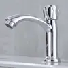 Grifo de lavabo de aleación de zinc de un solo enfriamiento, grifo de lavabo de mesa, grifo de lavabo de un solo enfriamiento, grifo de lavabo doméstico de 4 puntos