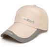 Gorra de Béisbol de Verano para Hombres de Mediana Edad y Mayores, Sombrero de Sol de Ala Larga para Pesca y Protección Solar, Gorra de Malla Transpirable de Siete Paneles, Transpirable y Protector Solar