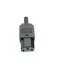 Enchufe de Corriente AC 10A 250V Codo Cabeza Recta Enchufe en L Macho y Hembra Conector de Empalme DIY