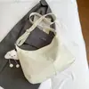 Bolsa Feminina 2026 Nova Tendência Moda Simples Casual Bolsa de Ombro Único Para Aula Deslocamento Crossbody Bolsa Tote Bolinho