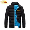 Moda para Hombre Aliexpress Cardigan de Cuello Alto Chaqueta de Algodón para Deportes al Aire Libre Invierno Nuevo Casual Grueso Abrigo de Algodón Tendencia