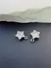 Pingente Casual Banhado a Ouro Estrela de Cinco Pontas com Zircônia de 10mm Pingente DIY Colar Pulseira Brincos Brincos e Outros Acessórios de Joia
