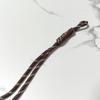 Cordón trenzado de cuerda de fábrica Colgante Cuerda para la muñeca Cuerda anudada de colores Cadena para teléfono móvil Llavero Cuerda para la muñeca de bolso de moda
