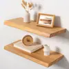 Suporte de Exibição de Figura em Forma de Âncora de Navio Montado na Parede de Madeira Prateleira de Armazenamento de Plantas Verdes de Múltiplas Camadas Decoração de Casa Prateleira de Armazenamento Montada na Parede